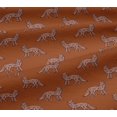 thumbnail image 5 of oneOone Viscose Jersey Fabric Fox Block Decor Fabric Printed BTY 60 Inch Wide, 5 of 5