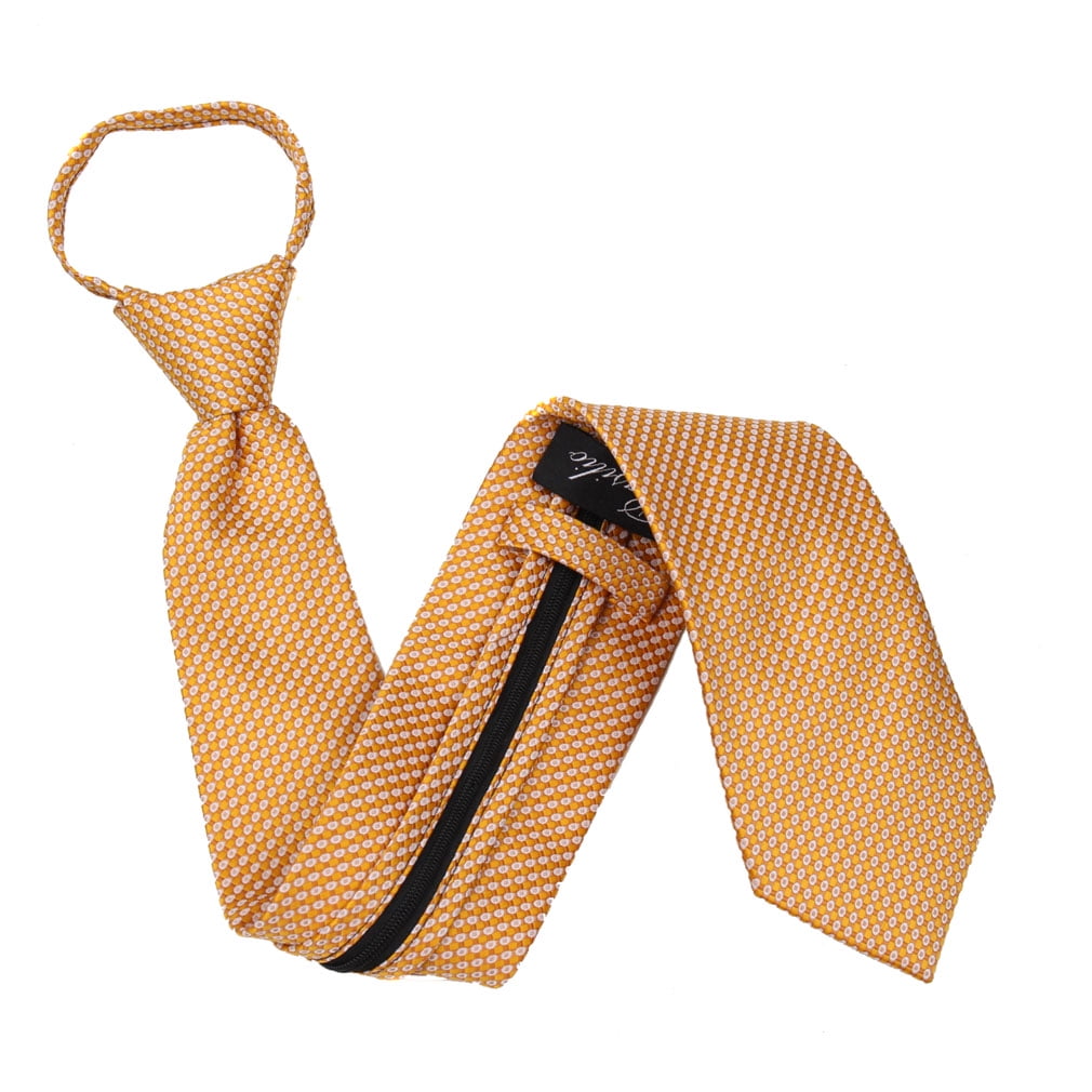 mens zipper neckties