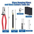 thumbnail image 2 of Glass Cutter Kits Stained Supplies with Heavy Duty Running Pliers and Pencil Tool, 2 of 7