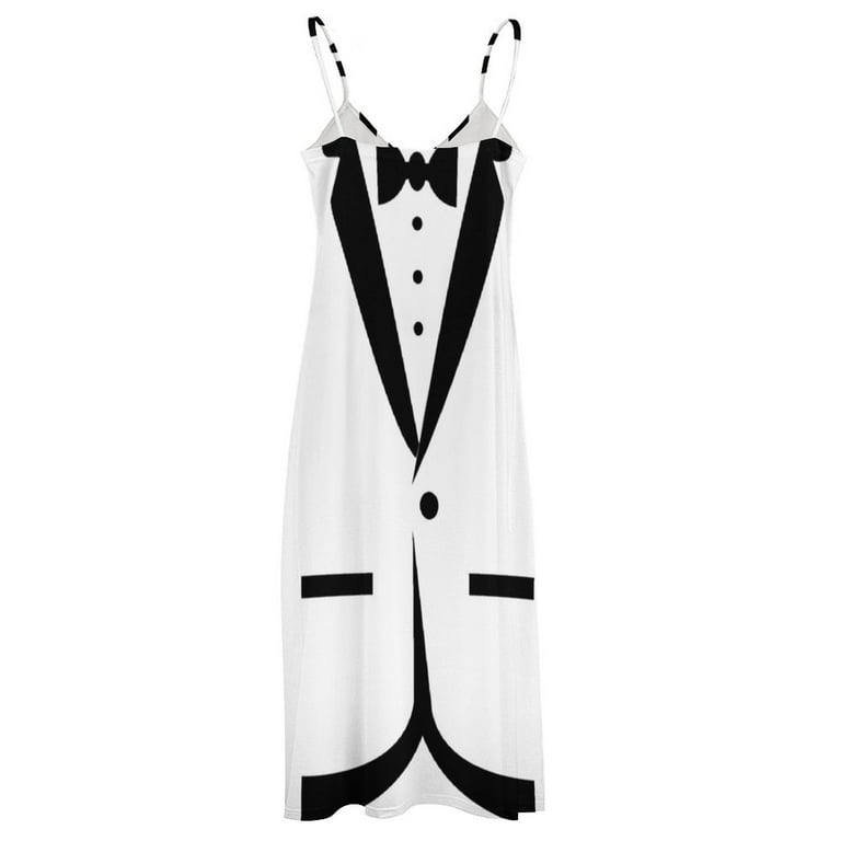 blue dress for baby girl Miss Circle Silver Night Black Sequin Crepe Tuxedo Blazer Dress S main image 1