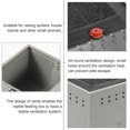 thumbnail image 3 of UPOUART 1Set Reptile Terrarium Vertical Terrarium for Displaying Reptiles Black 8.5x8.4x6.5Cm, 3 of 6