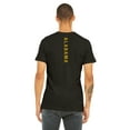 thumbnail image 3 of Daxton Adult Unisex Tshirt Alabama Script with a Vertical in the Middle Back, Black Gold, X-Large, 3 of 3