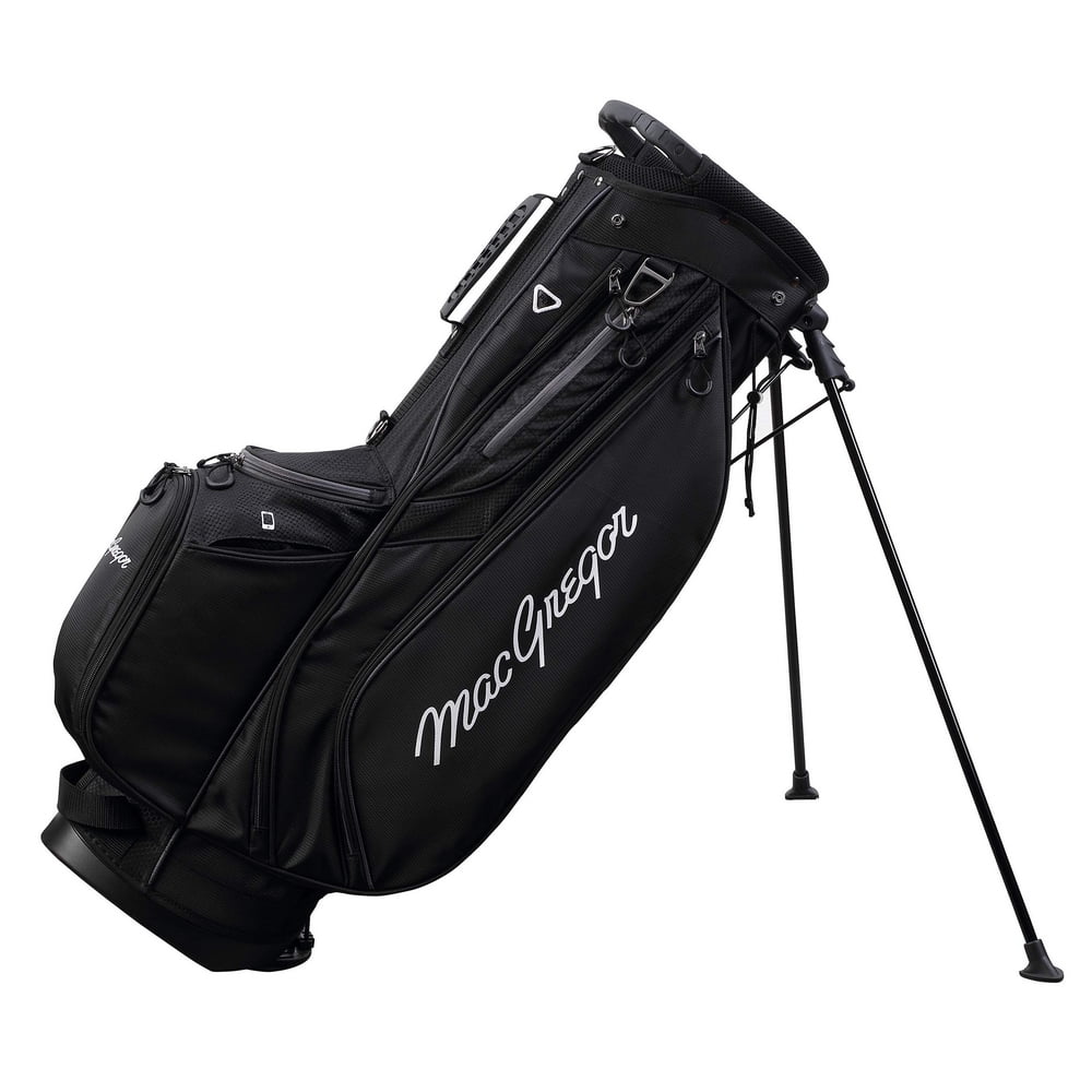 MacGregor Golf Response Stand Bag with 9" 6 Way Divider Top Black