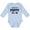 AE-Light Blue, variant on Inktastic I Love My Poppy with Arrow Boys or Girls Long Sleeve Baby Bodysuit