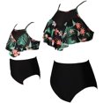 thumbnail image 2 of Girls Swimsuit Two Pieces Bikini Set Ruffle Falbala Swimwear Bathing Suits, 2 of 7