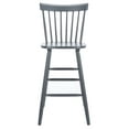 thumbnail image 6 of SAFAVIEH Providence Solid Spindle Back Bar Stool with Footrest, Grey, 6 of 13