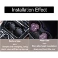 thumbnail image 7 of LQQBOX 2 Pcs Pink Car Cup Holder Coaster, Fashion Anti-Slip Shockproof Universal Vehicle Cup Holders Coasters Insert Bling Crystal Rhinestone Auto Automotive Interior Accessories for Women, 7 of 7