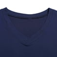 thumbnail image 3 of gbyLJF Long Sleeve T-shirts for Men Comfortable Fall Basic V-Neck Pullover Shirts Loose Fit Casual Spring Tops, 3 of 6