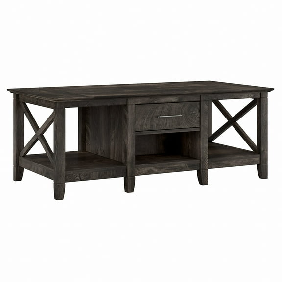 Bush Furniture Key West Coffee Table with Storage
