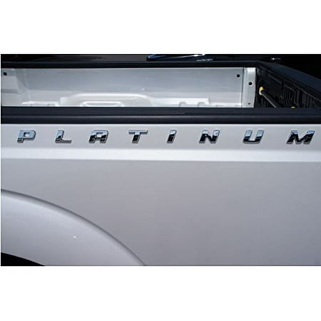 - 2013 - 2015 Ford Super Duty Platinum Bedside Decal Emblem