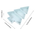 thumbnail image 3 of 4pcs Christmas Snack Plate Delicate Party Dessert Tray Home Table Food Plates, 3 of 8