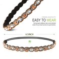 thumbnail image 2 of 5pcs Jeweled Headband, Handmade Elastic Headbands for Women, 20-26.8" Fits for Most, 2 of 6
