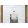 U Brands Magnetic Dry Erase Calendar Board, 23 x 35 Inches, Silver Aluminum Frame