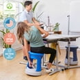 thumbnail image 6 of ECR4Kids Active Storage Wobble Stool, 18in Seat Height, Children's Furniture, Blue/Light Grey, 6 of 9