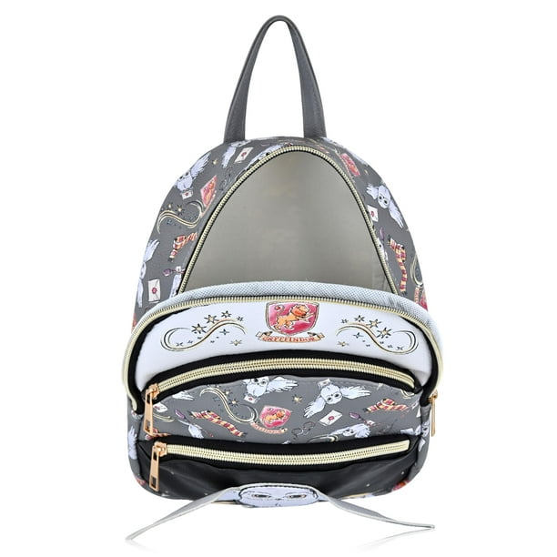 harry potter diagon alley sequin mini backpack Harry Potter discovers he is the orphaned son of two powerful wizards and possesses magical powers of his own Harry Potter Leather Backpack Loungefly