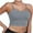 Gray, variant on Women's Crop Slim Fit Tank Tops, Spaghetti Strap Cami Top Basic Summer Casual Camisoles