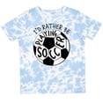 thumbnail image 3 of Inktastic I'd Rather Be Playing Soccer Boys or Girls Toddler T-Shirt, 3 of 5