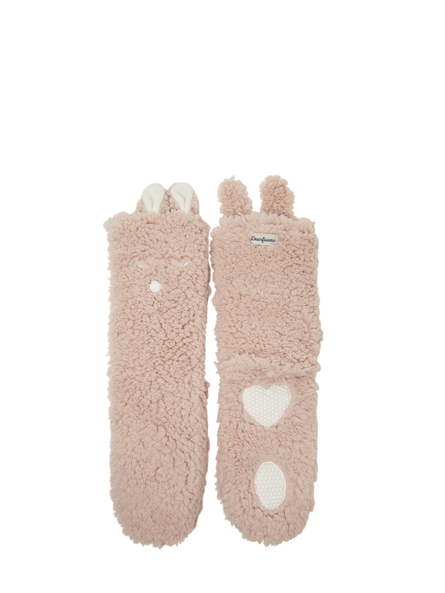 Dearfoams Novelty Animal Flurry Slipper Socks