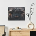 thumbnail image 6 of Logiee Majestic Black Yak Print Canvas Wall Art ,Art Poster,Canvas Decorative Picture,Decor Wall Pictures for Living Room Bedroom Bathroom,Ready to Hang, 6 of 6