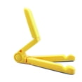 thumbnail image 1 of Adjustable Mobile Phone Tablet Stand Portable Folding Tablet Phone Holder ABS Phone Stand Wide Compatibility Yellow, 1 of 6