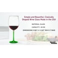 thumbnail image 4 of 10 ARC Cachet White Wine Glasses Set, 19 oz. - Barware, Sturdy, Vibrant - Green, 4 of 5