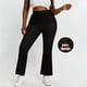thumbnail image 2 of Pantalones de Cintura Alta para Mujeres Casual Cintura Elástica Caminando con Bolsillos Pantalones Impresos No Tela de Denim Imitación Pantalones de Denim Cómodos para Salir, 2 of 8
