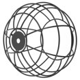 thumbnail image 1 of VERDANVERSE Pantalla Decorativa De Hierro Para De Con Acabado Negro Vintage, 1 of 6