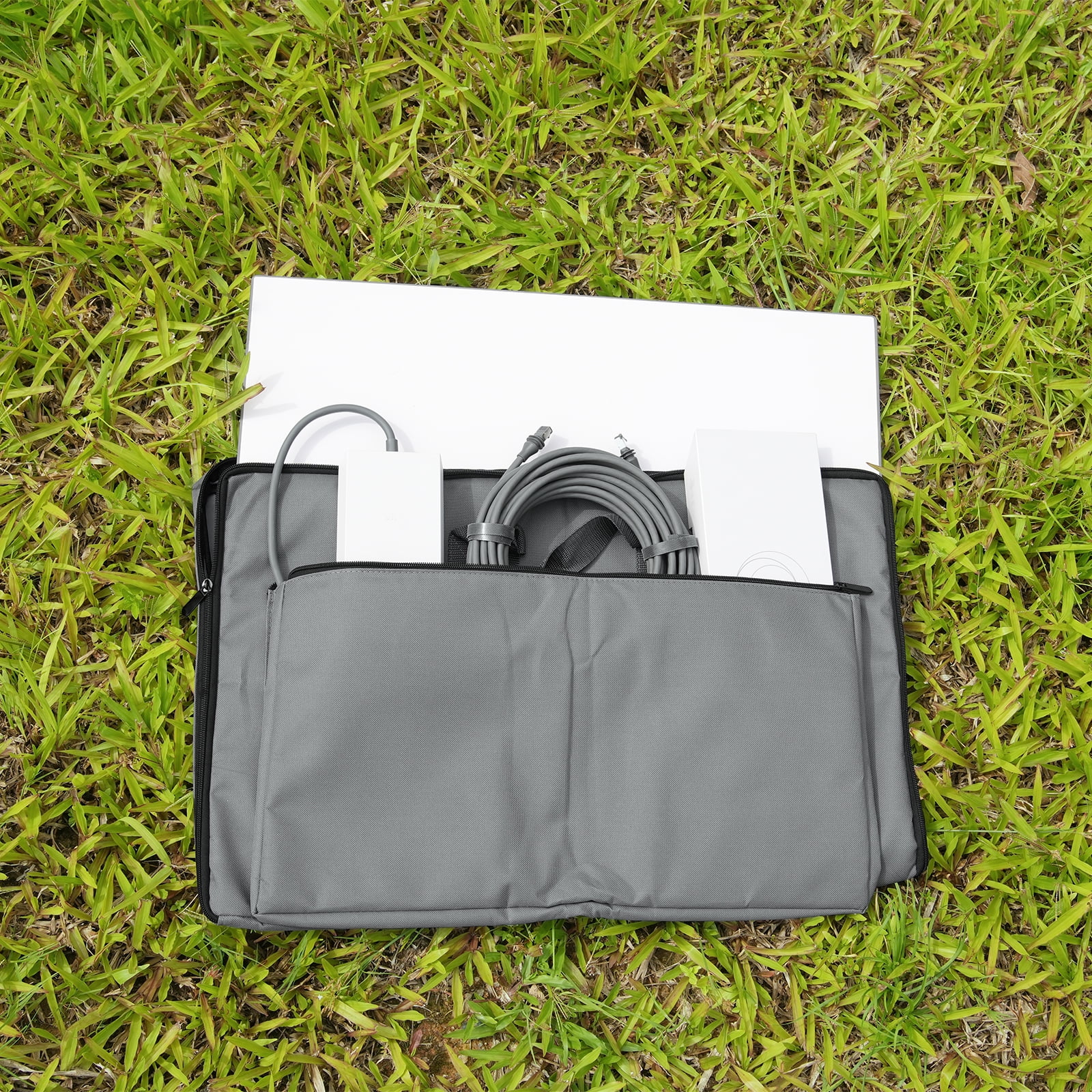 Eightwood Outdoor Bag Oxford Cloth Handbag Storage Bag for Starlink Gen3 Accessories  Gray