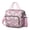Pink-37, variant on Insulated Lunch Bag with Paisley Boho Pattern – Elegant Vintage Lunch Box for Women Leakproof Dual Compartments Artistic Floral Mandala Design