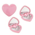 thumbnail image 3 of Professional Heart Shape Empty Makeup with Mirror for Blusher Highlight Concealer And Pink, 3 of 7
