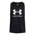 thumbnail image 2 of Camiseta sin mangas Under Armour Sportstyle Logo para hombres negra/blanca, 2 of 3