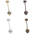thumbnail image 2 of Coconut Tree Tea Coffee Spoon Ice Spoon Coconut Tree Cream Small Decoration Zine Alloy Gift for Bar Party, 2 of 8