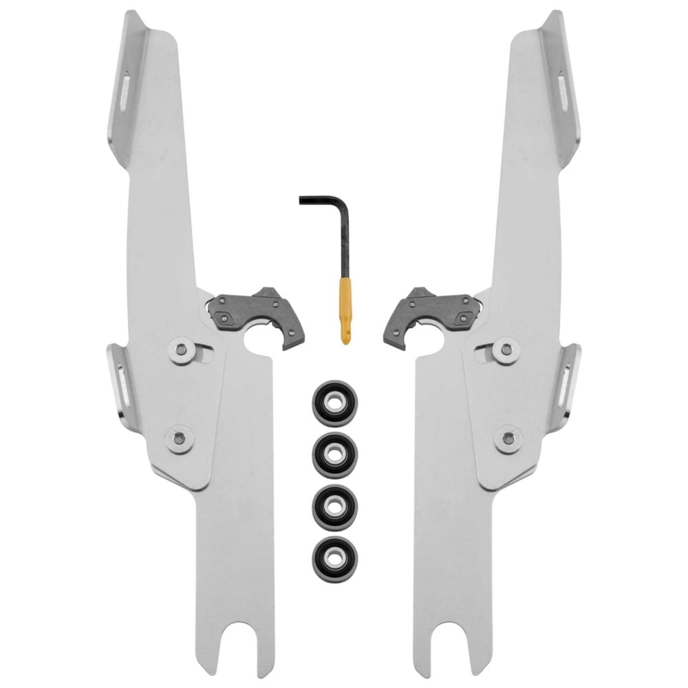 BATWING FAIRING POLISHED MOUNT KIT For 19942020 HarleyDavidson Road