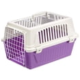 thumbnail image 1 of Ferplast Atlas Open 19 In Easy Assembly Travel Carrier, White & Purple, 1 of 6