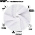 thumbnail image 4 of Geemuslly Bath Towels 21x48 Inch, Cotton Towel for Bathroom, Hotel, Gym, Spa, Soft Extra Absorbent Quick Dry, White , 1Pcs, 4 of 7