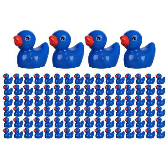 100/200pcs Mini Resin Little Yellow Ducks Tiny Duckies Miniature Duck Figures for Doll House Accessories Decoration, DIY Charm Craft Micro Landscape Garden Aquarium Decor Potted Plants Decor