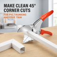 thumbnail image 4 of Adjustable Miter Shears Kit with Spare Thin Blades, 45°-135° PVC Trunking Angle Cutting Hand Tool, 4 of 8