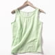 thumbnail image 1 of ICHUANYI Clearance Women's Fashion Solid Sleeveless Vest T-shirt Blouse Round Neck Casual Tops(Mint Green, XXL) ICHUANYI WER2023080915243, 1 of 4
