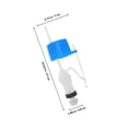 thumbnail image 2 of AURARMLET RV Toilet Valve Replacement Kit Plastic for DIY Users 1Pcs, 2 of 8