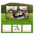 thumbnail image 4 of Projector Screen With Stand 100/120in Portable Projection Screen 16:9 4K HD Rear Front Projections Movies Screen With Carry Bag ,Easy to Use, 4 of 6