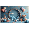 thumbnail image 7 of Decorative Balloons Space Theme Moon Stars Banner for Kids Party Baby Shower Celebration, 7 of 7