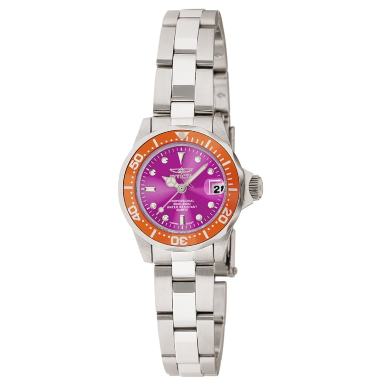 Invicta Silver and purple Women\'s Watch with Orange Accents Invicta Men main image 4