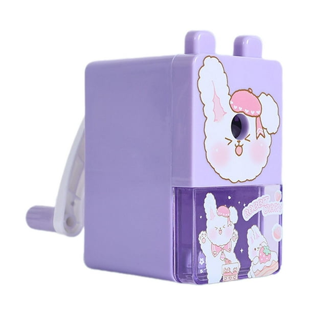 Sacapuntas manual de dibujos animados Conejo de fresa perfecl 6,5 a 8 mm