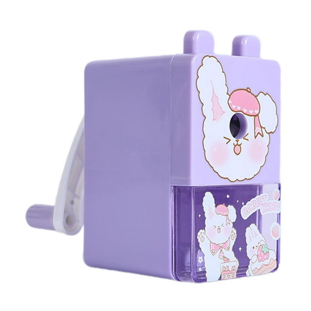 Luzkey Manual Pencil Sharpener Cartoon Pencil Sharpener for Office Artists Children Strawberry
