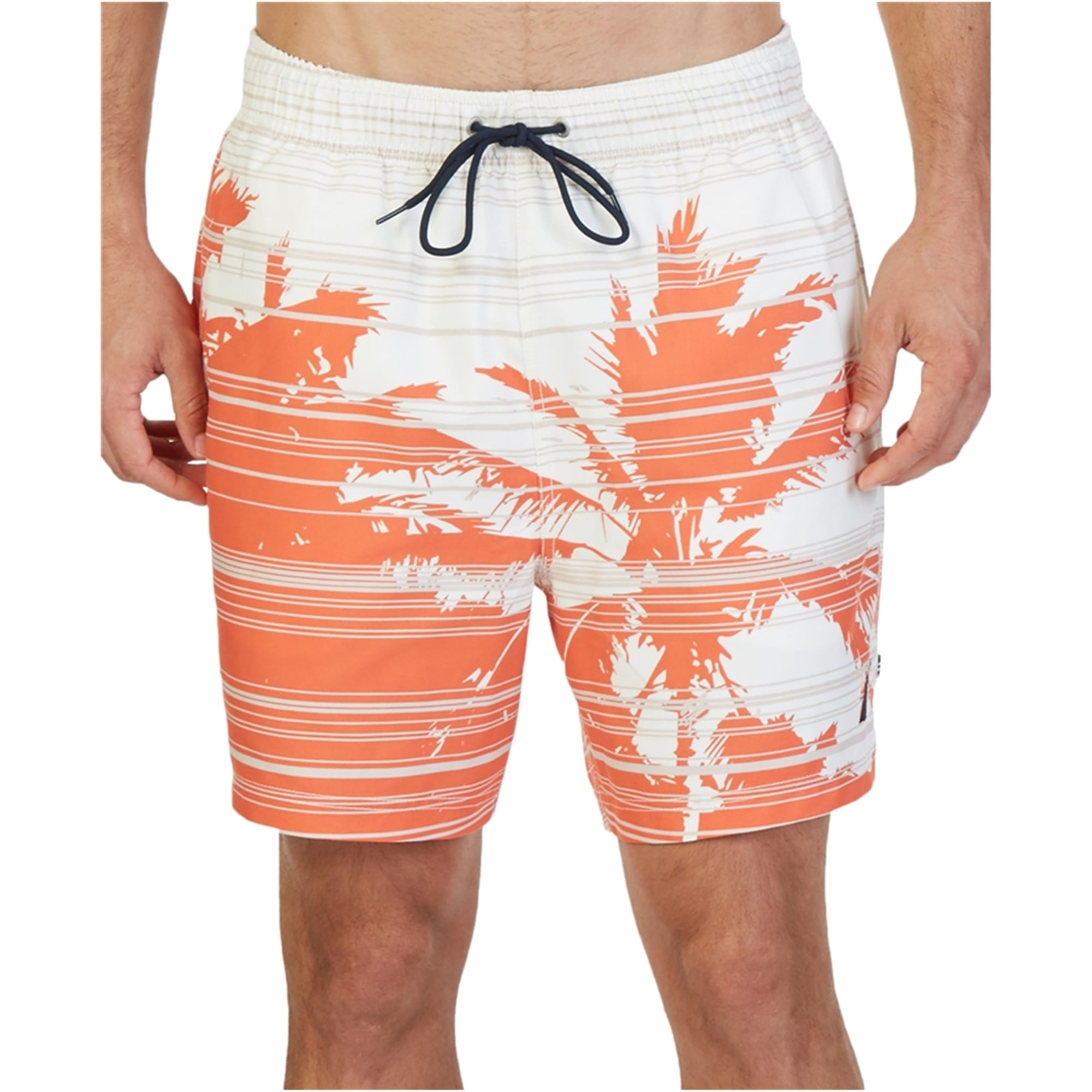 Nautica Nautica Mens Tropical Swim Bottom Trunks tigerlily S