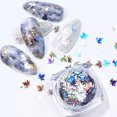 thumbnail image 6 of UDIYO Autumn Glitter Gradient Maple Leaf Nail Art Sequins Applique Christmas Decor, 6 of 7