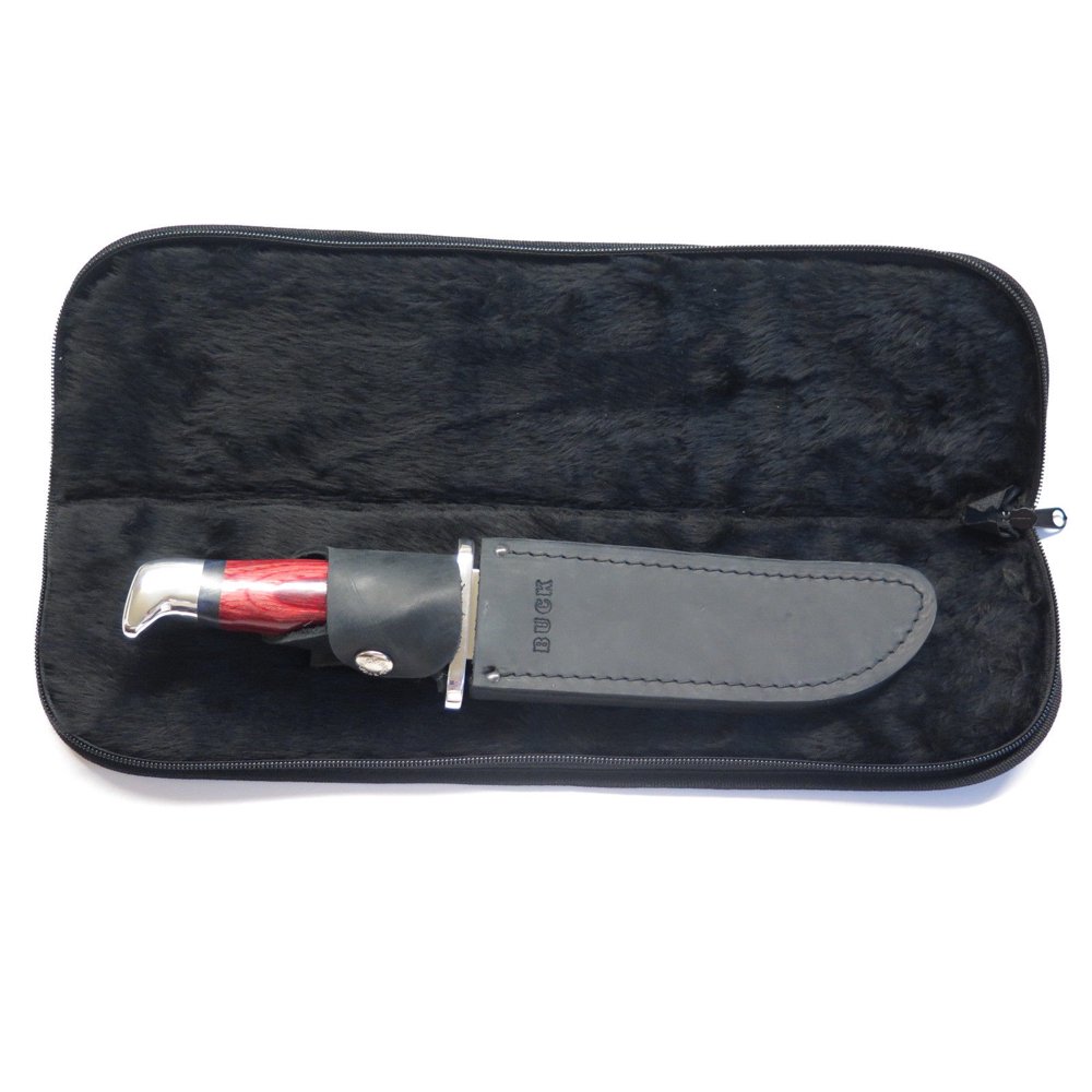 17" Padded Zip Up Folding Custom Fixed Blade Knife Storage Case Pouch