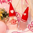 thumbnail image 4 of Peluche De San Valentín, Muñeco Sin Rostro Con Parte Inferior Ponderada, Gnomos De Anciano Con Parches De Corazón, Sombreros Para Decoraciones Navideñas Para El Hogar Advancent HA046818-02, 4 of 6