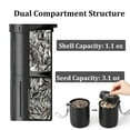 thumbnail image 6 of Portable Sunflower Seed Spit Cup, 2-in-1 Nut Snack Container with Shell Disposal & Lanyard, Travel-Friendly Holder for Car & Sports, 7.8 Inch(White), 6 of 7