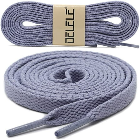 

Wish 2 pairs of flat shoe laces suitable for skateboard shoes and sports shoes 62.99 Inch（Coral blue） S2972